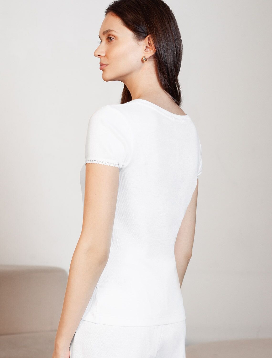 VILATTE Футболка 583430 D49.152 белый