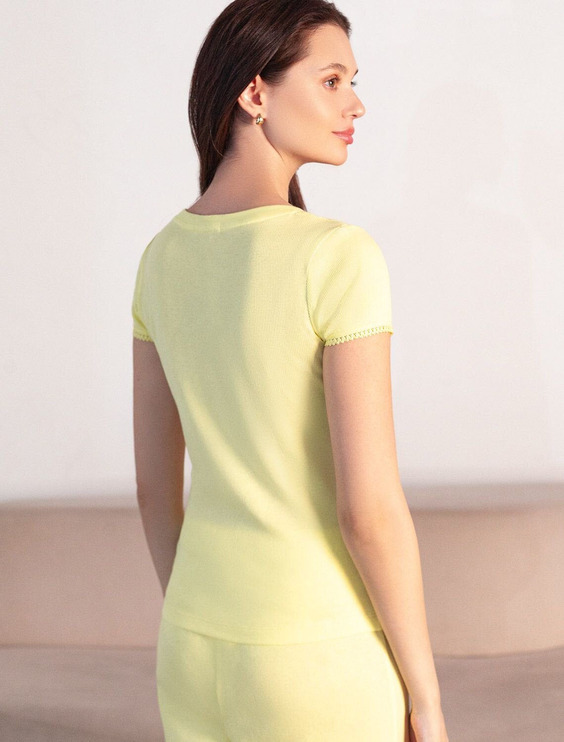 VILATTE Футболка 583433 D49.152 лимонный