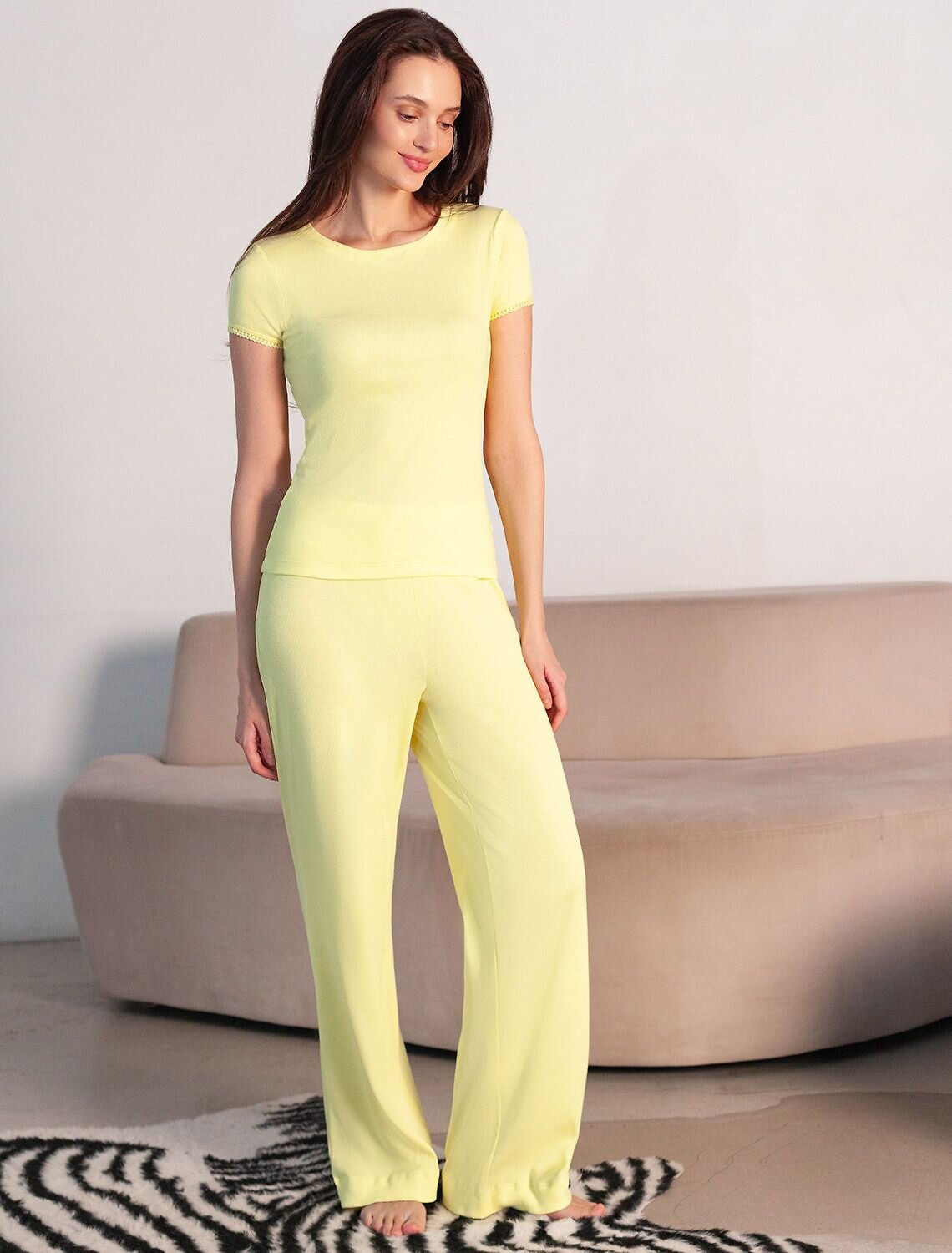 VILATTE Футболка 583433 D49.152 лимонный