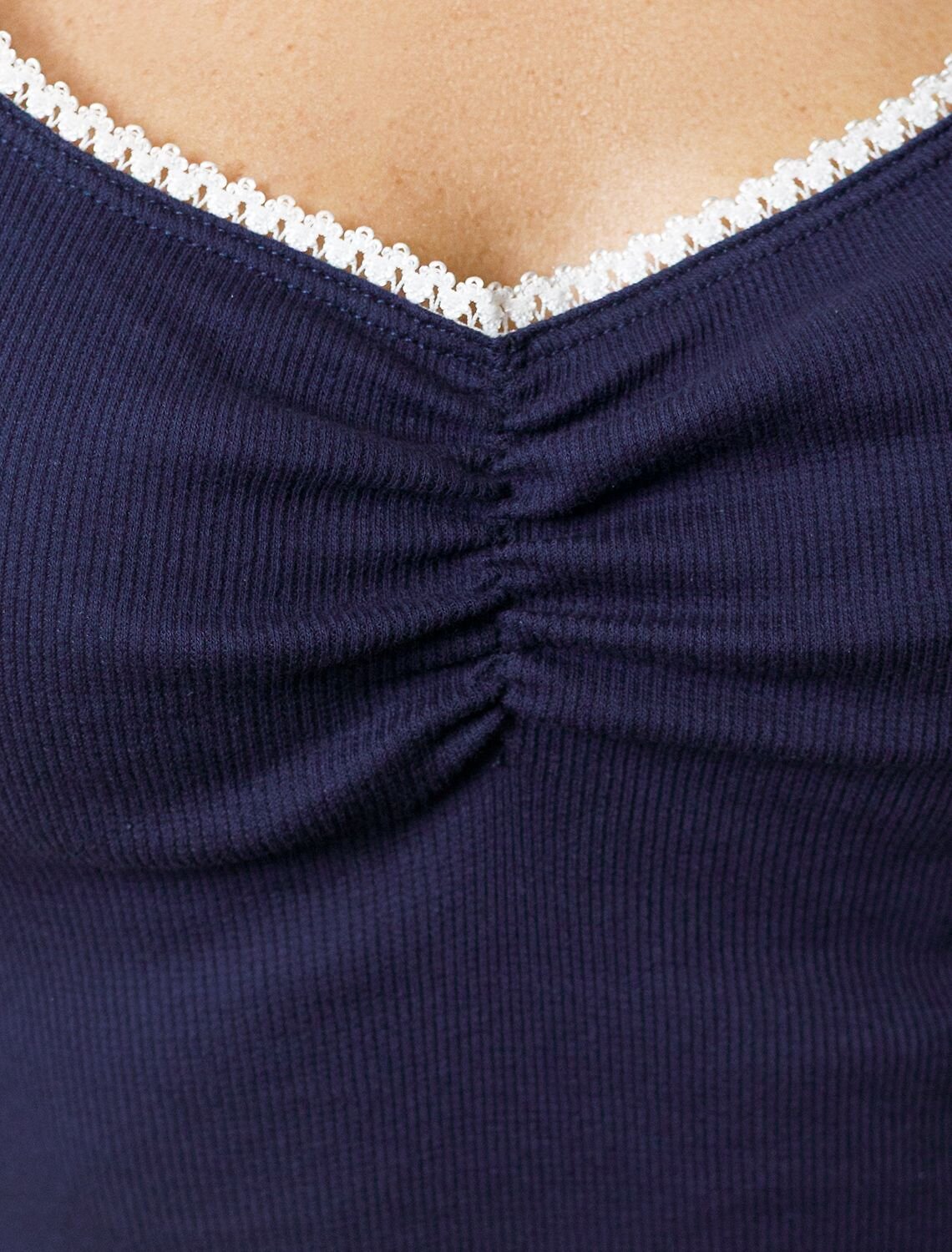 VILATTE Футболка 583440 D49.154 т.синий