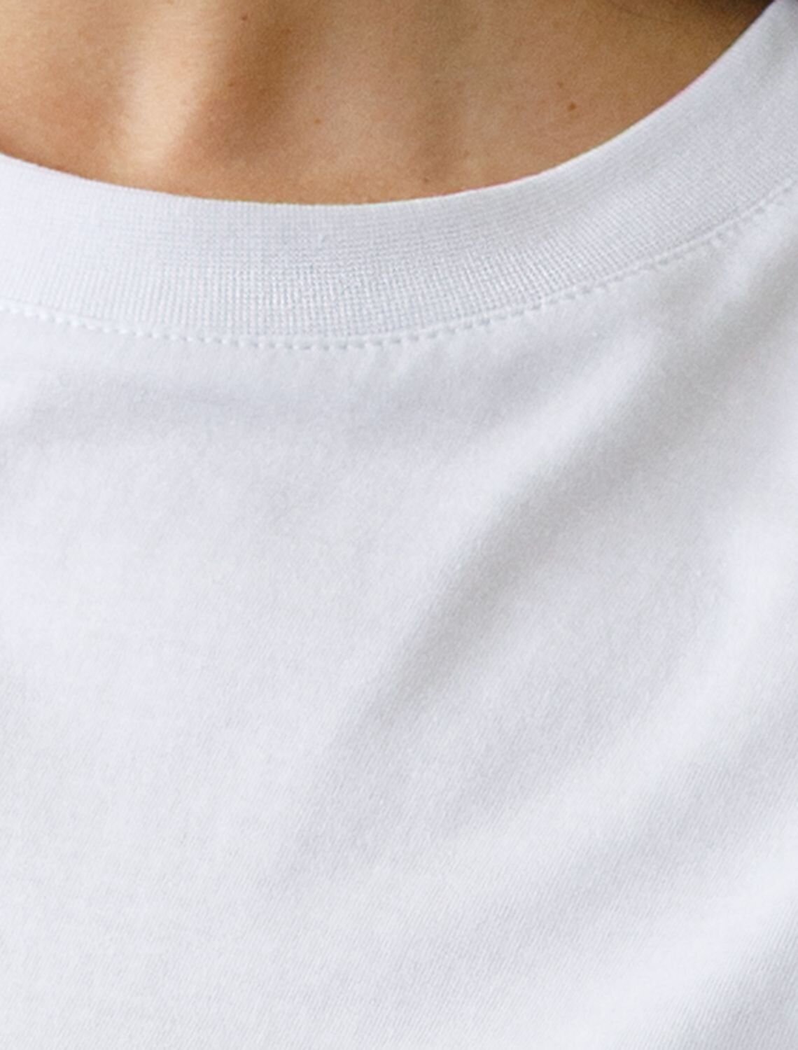 VILATTE Футболка 583443 D49.157 белый_awesome