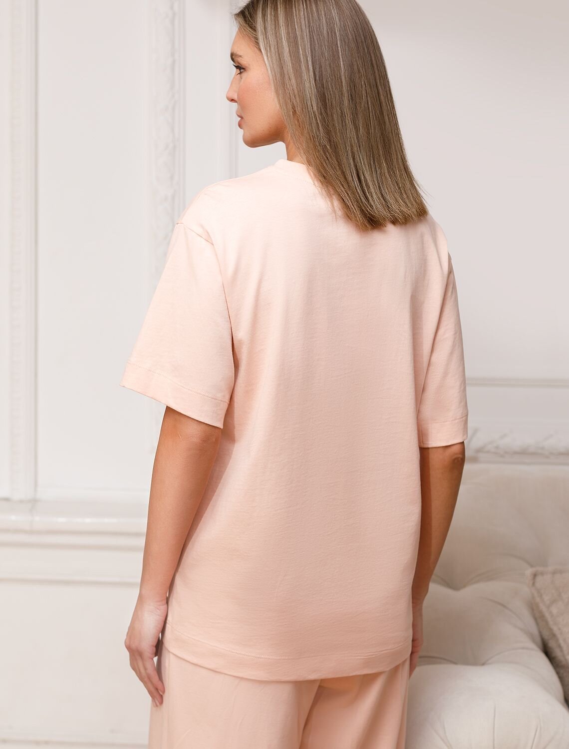 VILATTE Футболка 583446 D49.157 пудра_everything