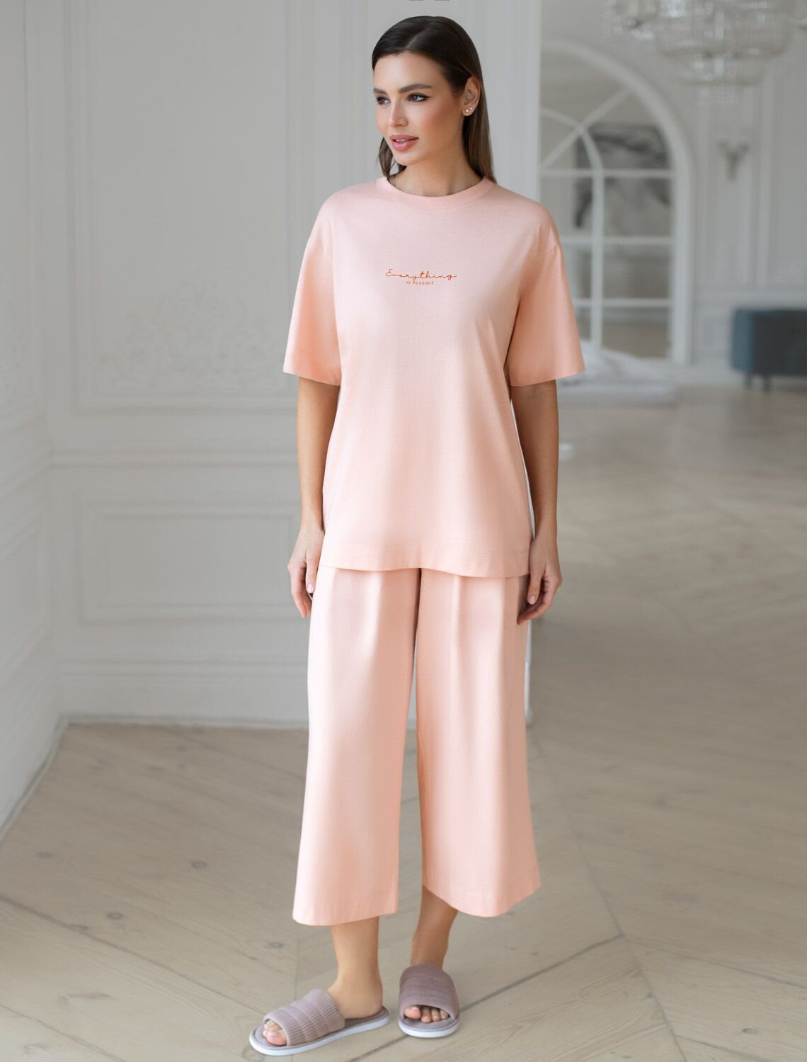 VILATTE Футболка 583446 D49.157 пудра_everything