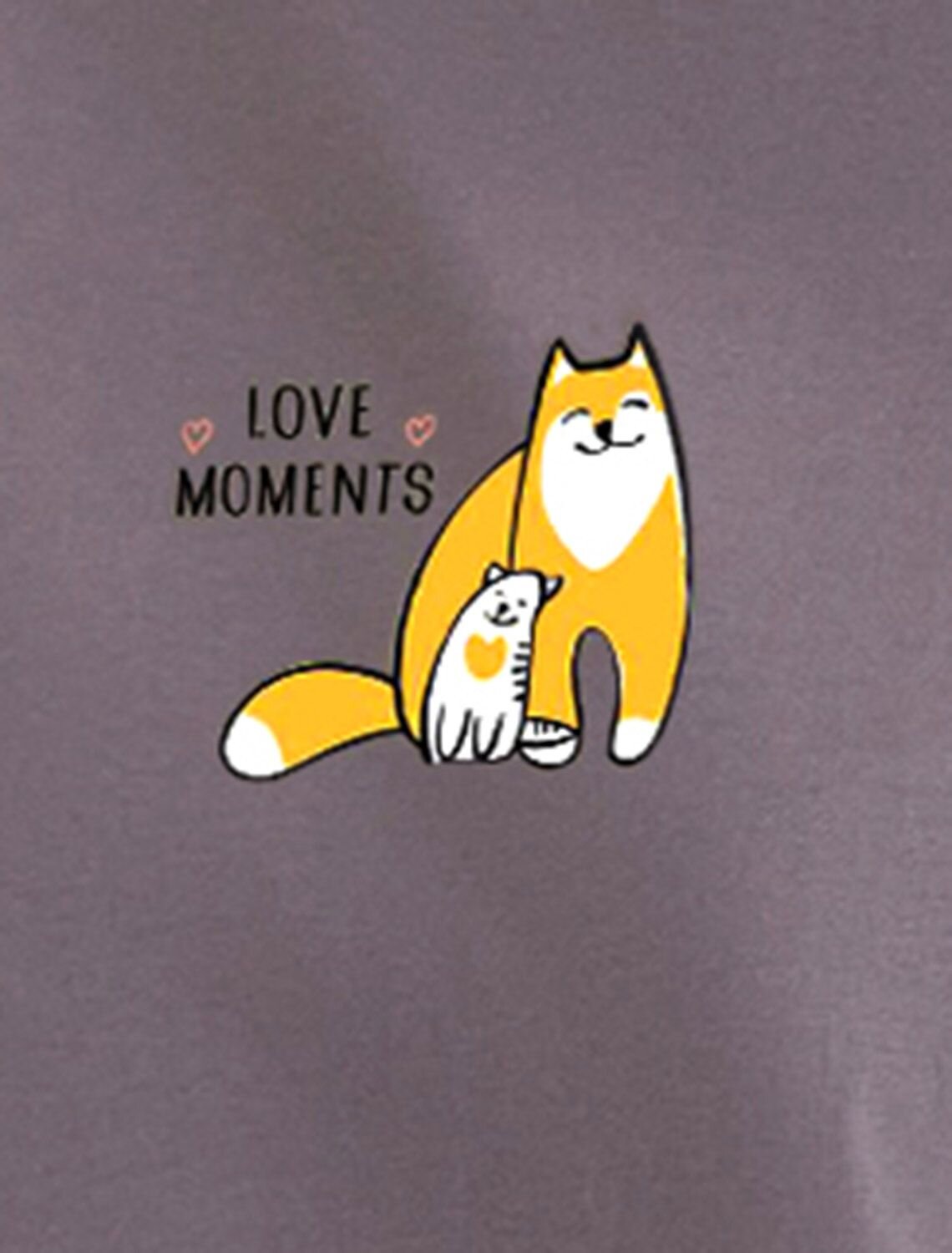 VILATTE Футболка 583455 D49.158 кофе_коты