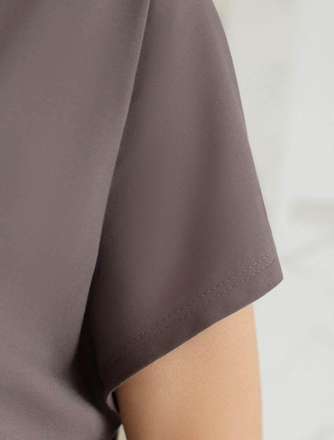 VILATTE Футболка 583464 D49.159 кофе