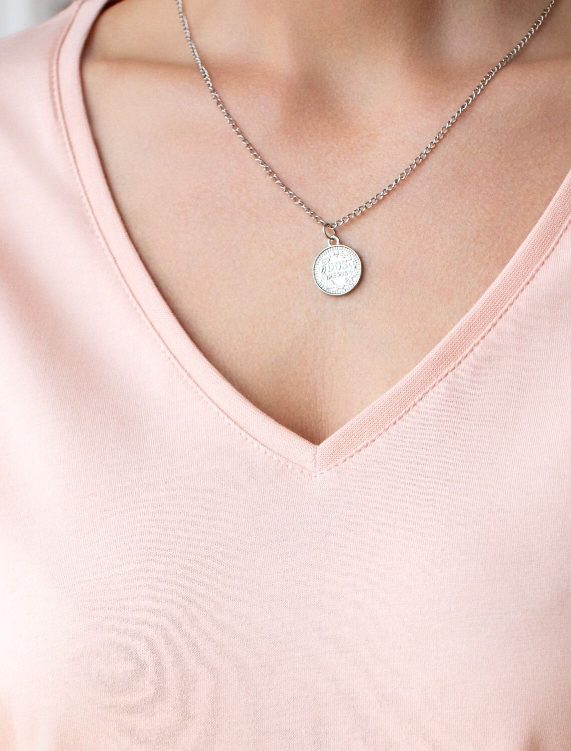 VILATTE Футболка 583466 D49.159 пудра