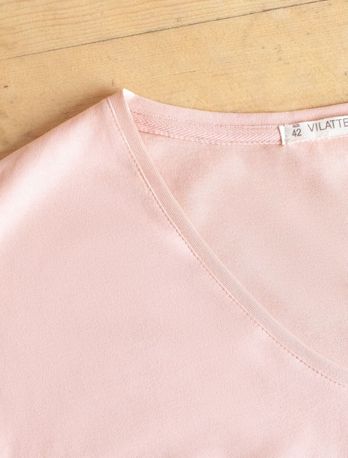 VILATTE Футболка 583466 D49.159 пудра