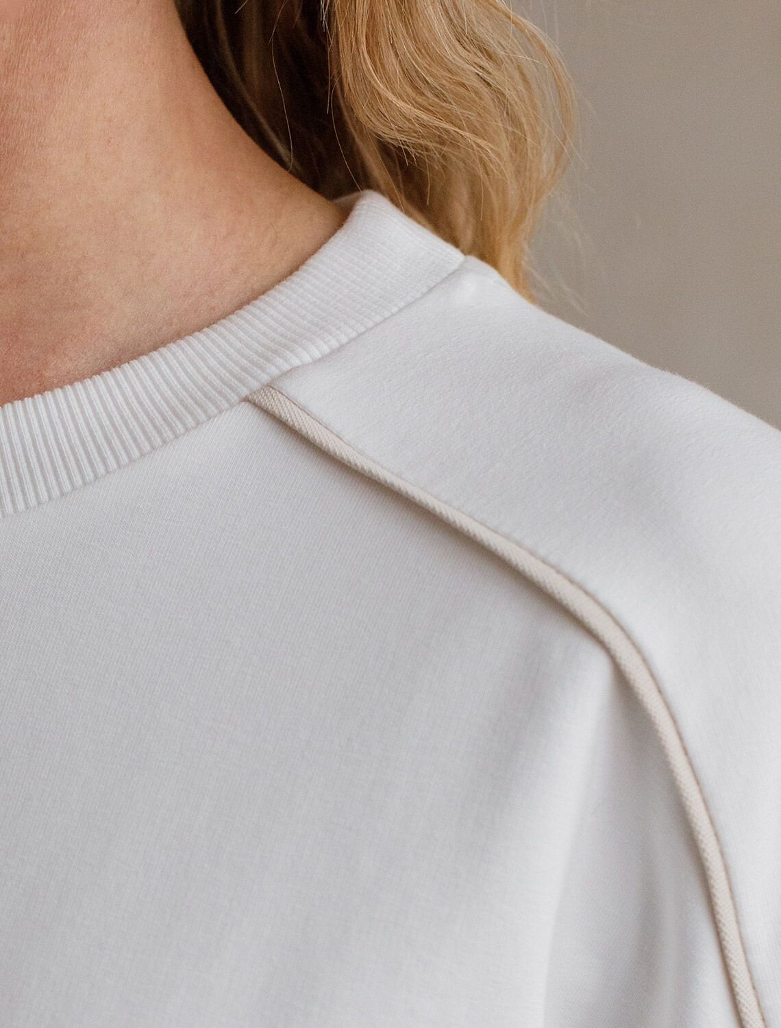 VILATTE Джемпер 583469 D49.161 белый_athleisure mood