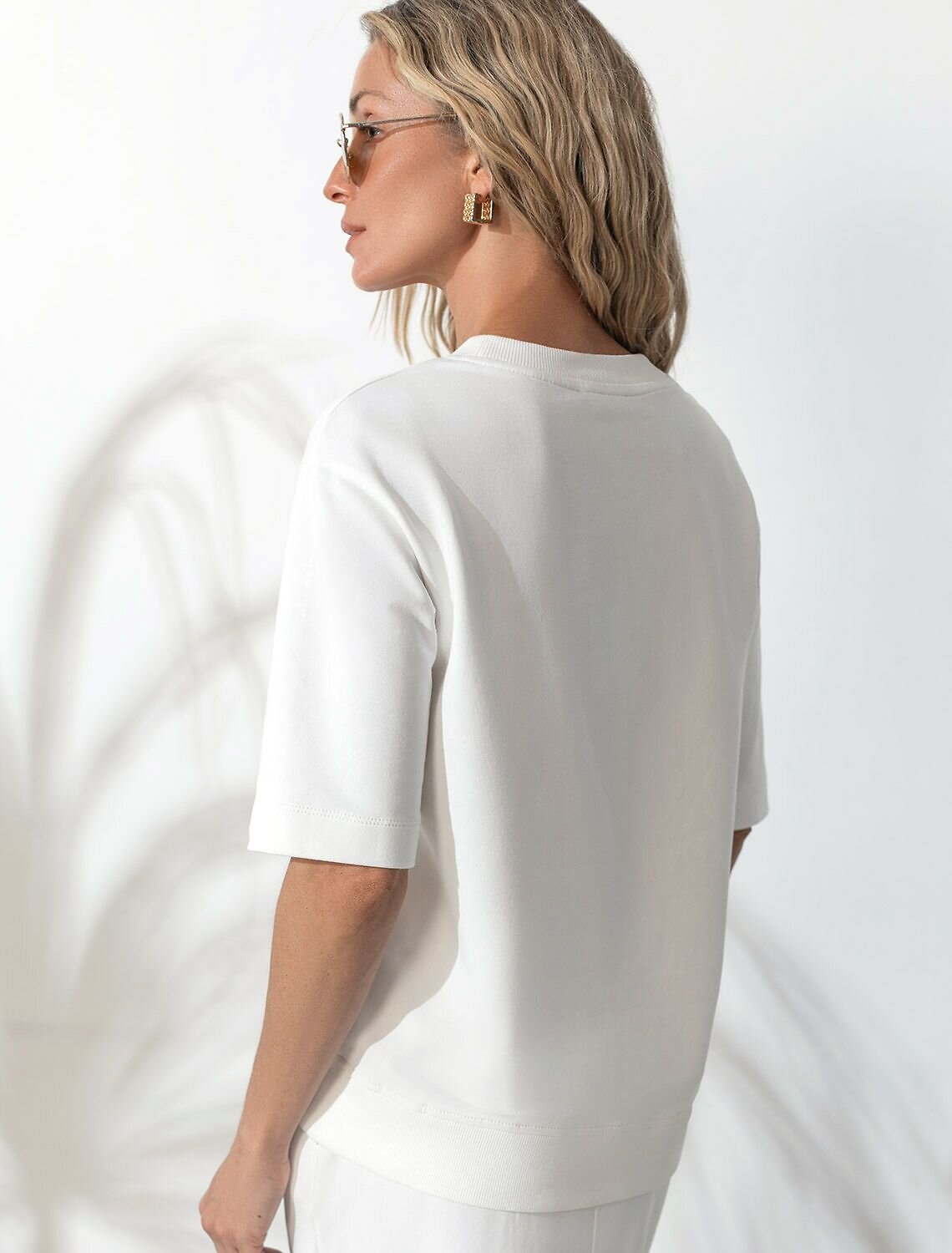 VILATTE Футболка 583470 D49.169 белый_vintage