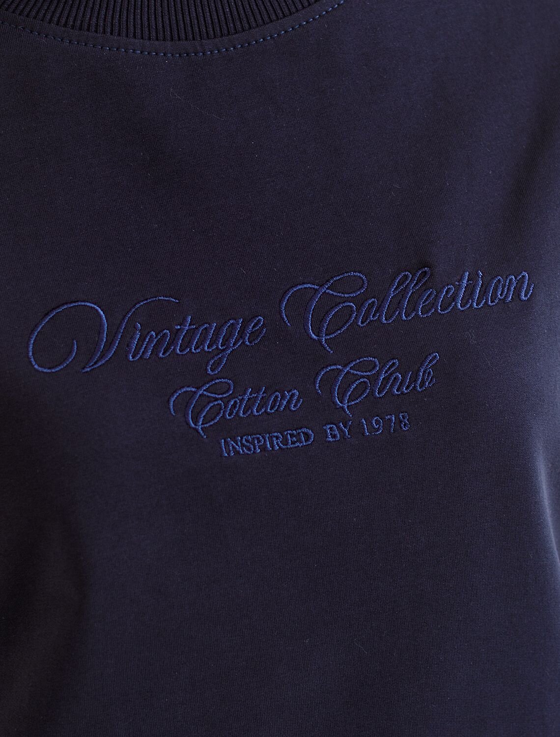 VILATTE Футболка 583471 D49.169 т.синий_vintage