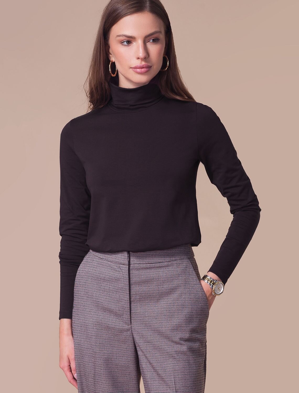 VILATTE Джемпер 583472 D49.873 черный