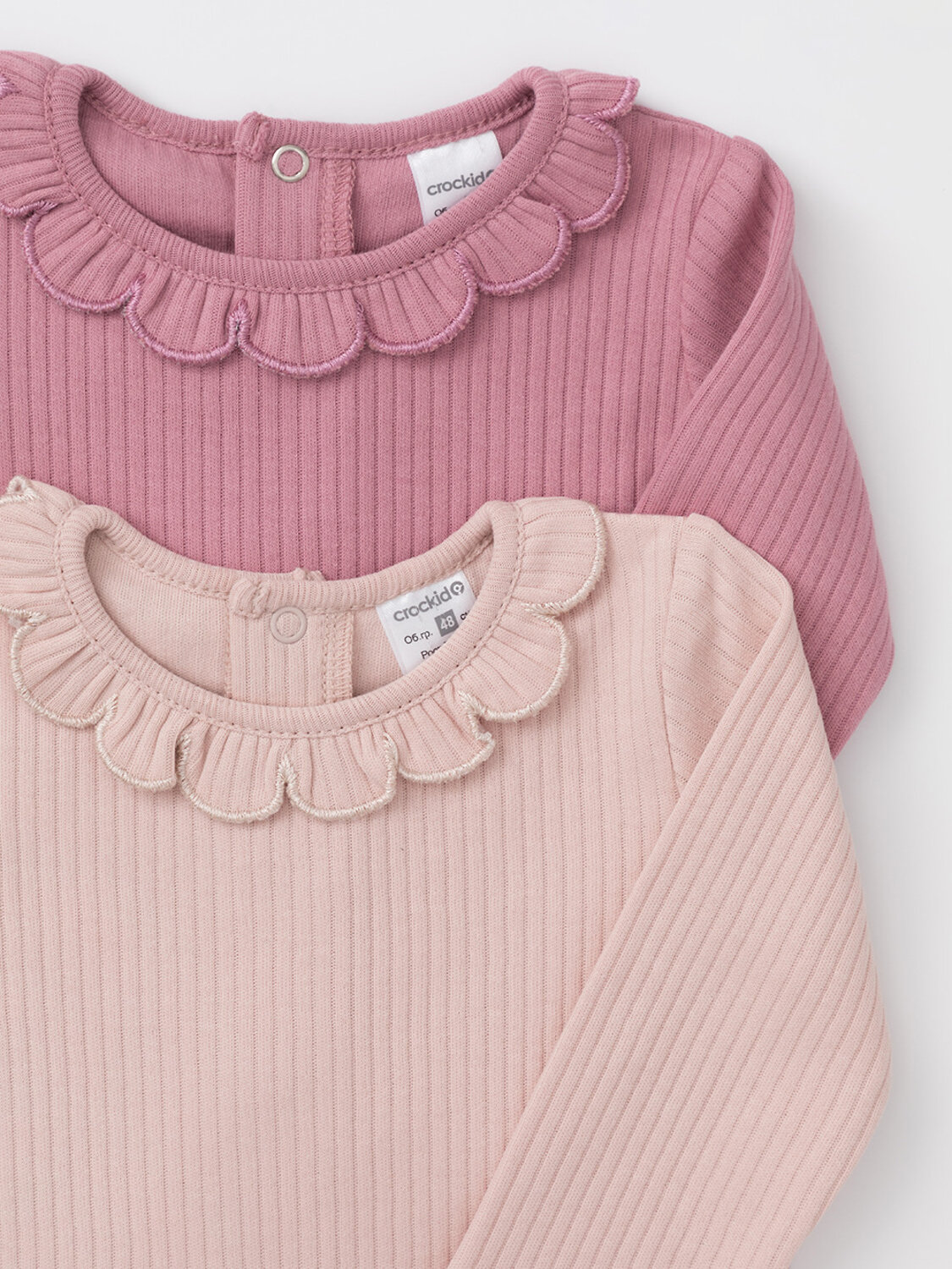 CROCKID Боди 583481 К 6554-2уп розовый
