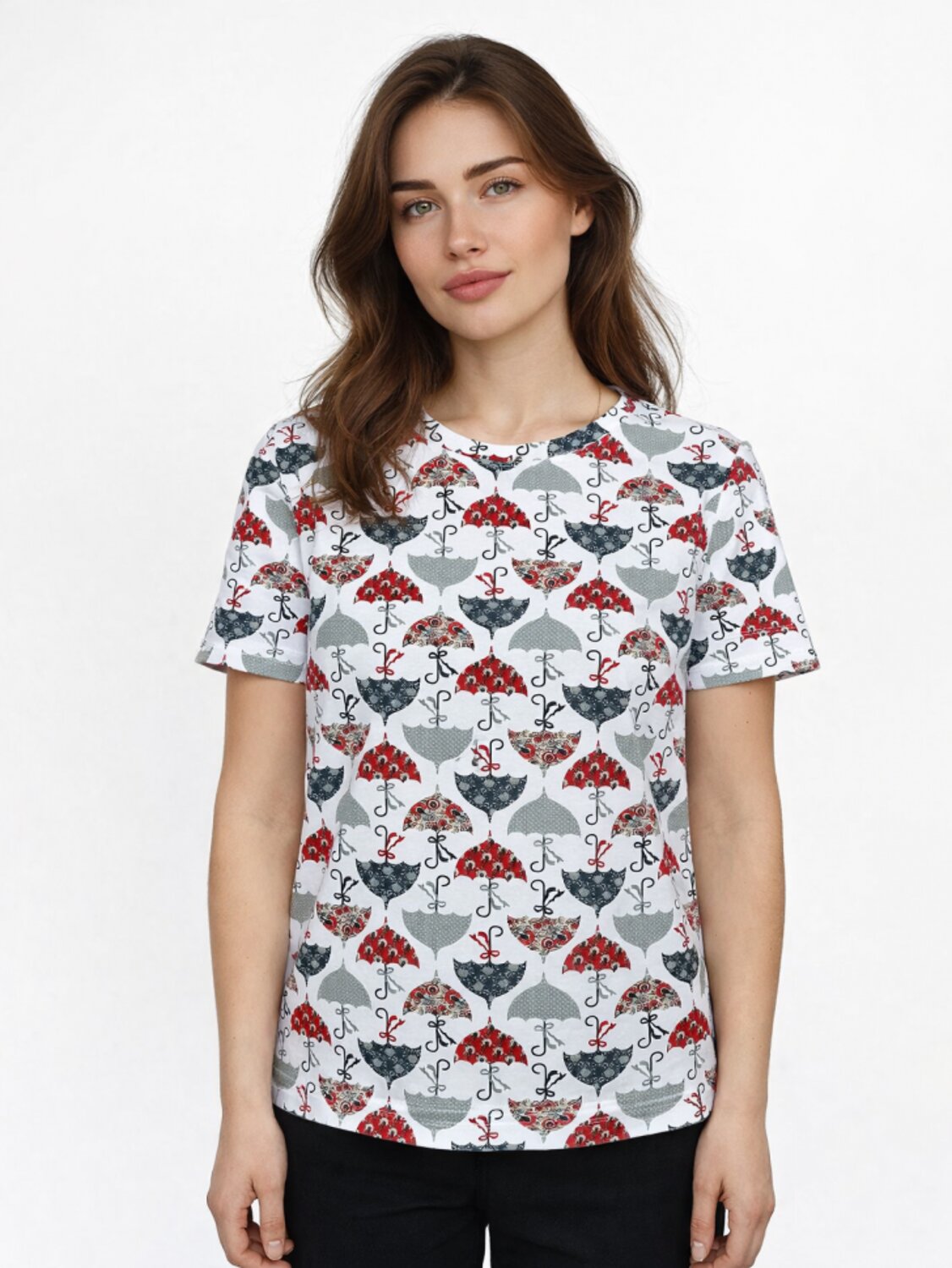 Binita Футболка 583503 1265-2 бело-красная