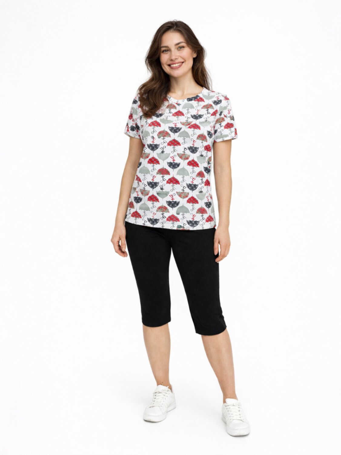 Binita Футболка 583503 1265-2 бело-красная