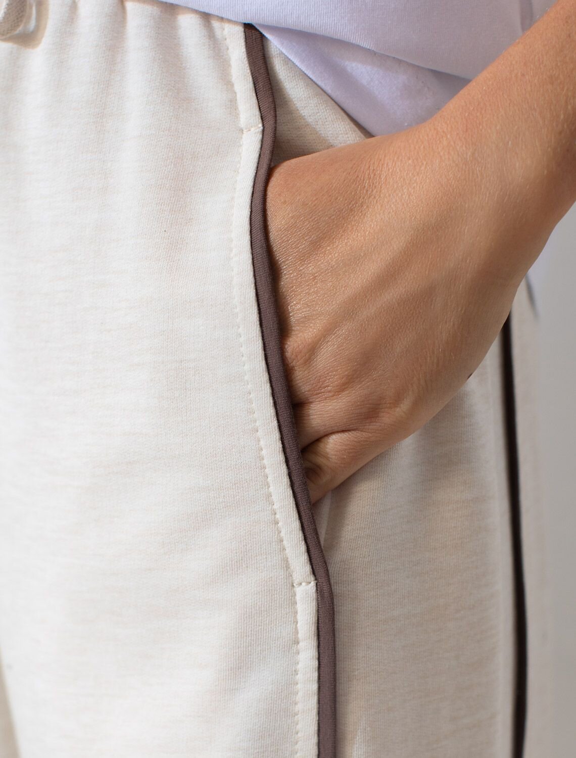 VILATTE Брюки 583506 D44.164 овсяный меланж