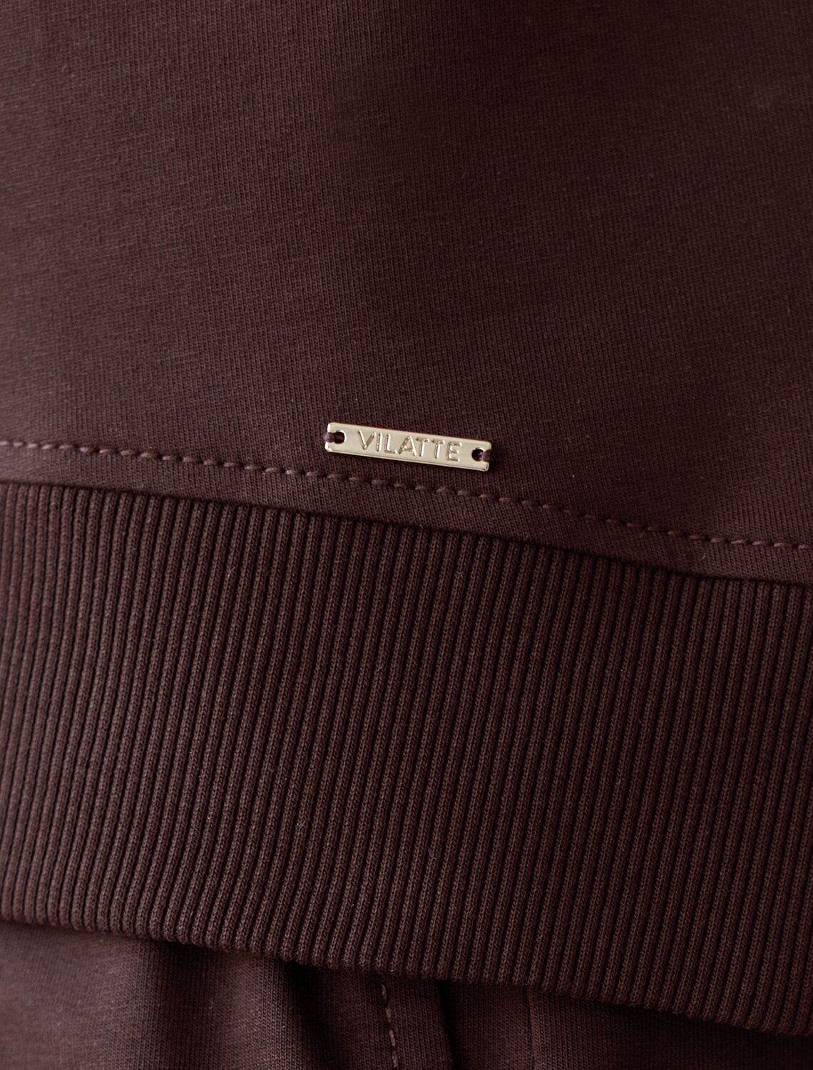 VILATTE Футболка 583508 D49.169 коричневый_vintage