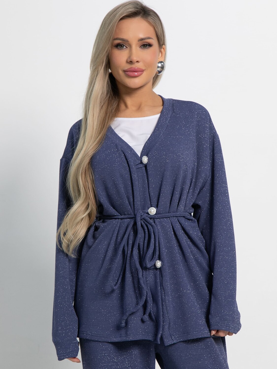 LT Collection Кардиган 583547 Б15051-39М синий