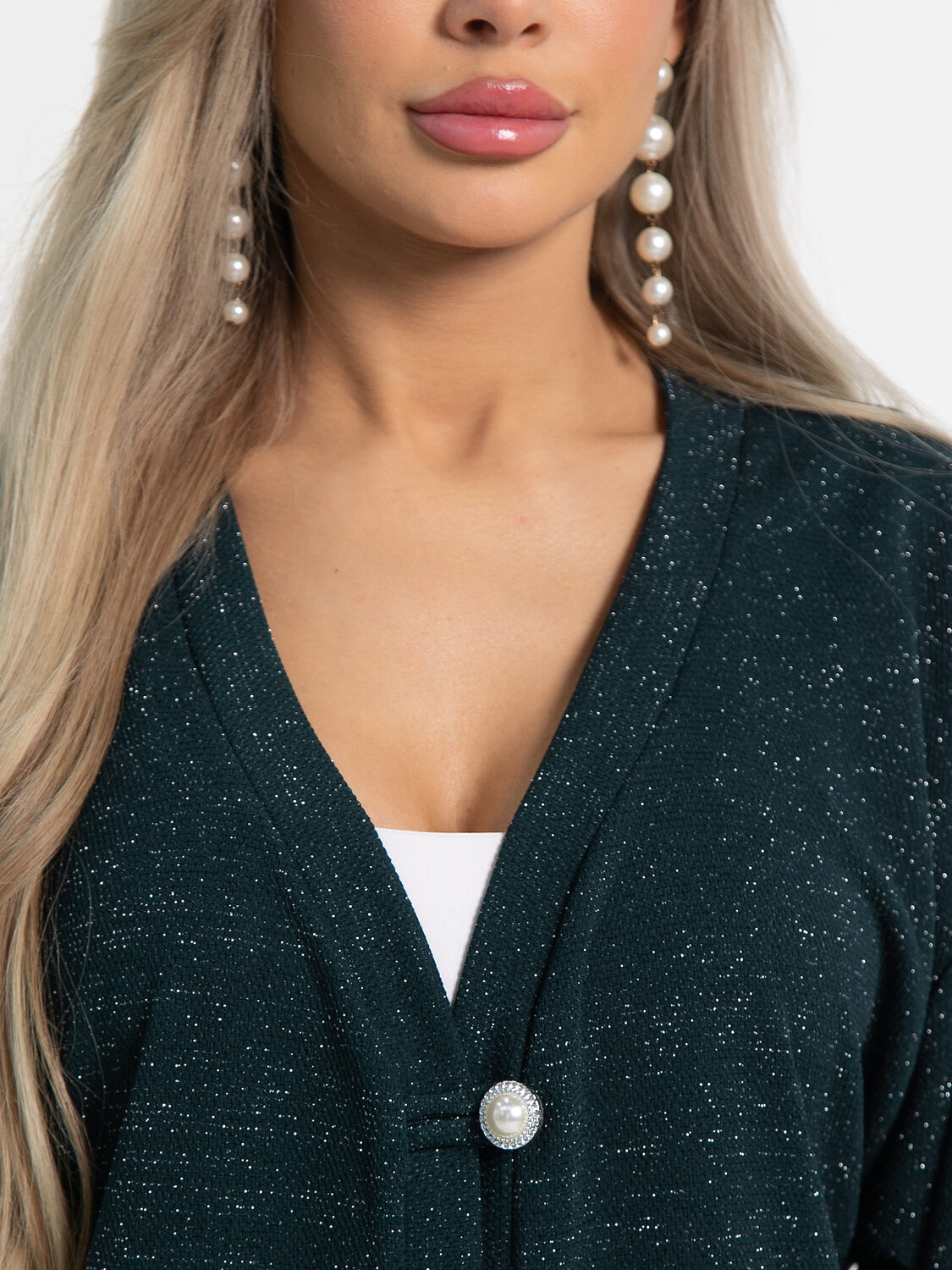 LT Collection Кардиган 583548 Б15052-39М темно-зеленый