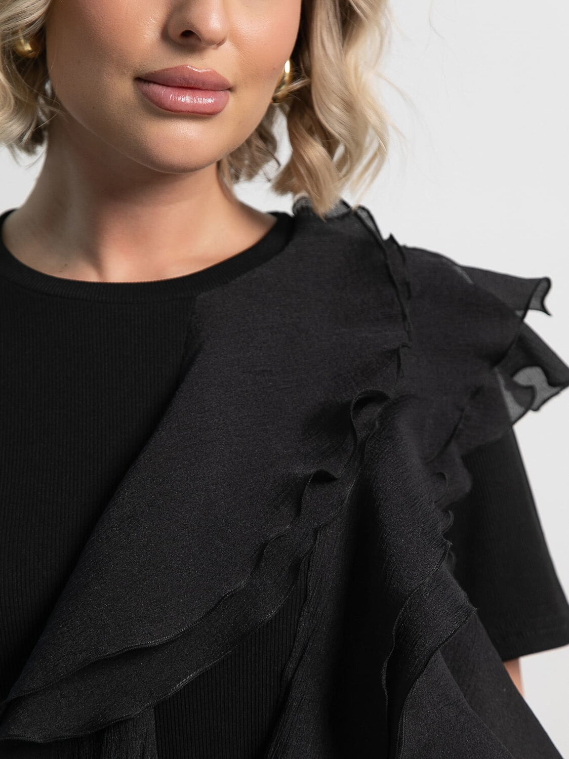 LT Collection Блуза 583550 Б15078-5М черный