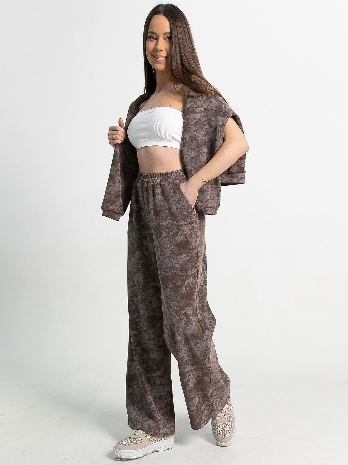 LT Collection Костюм 583555 К15146-5М коричневый