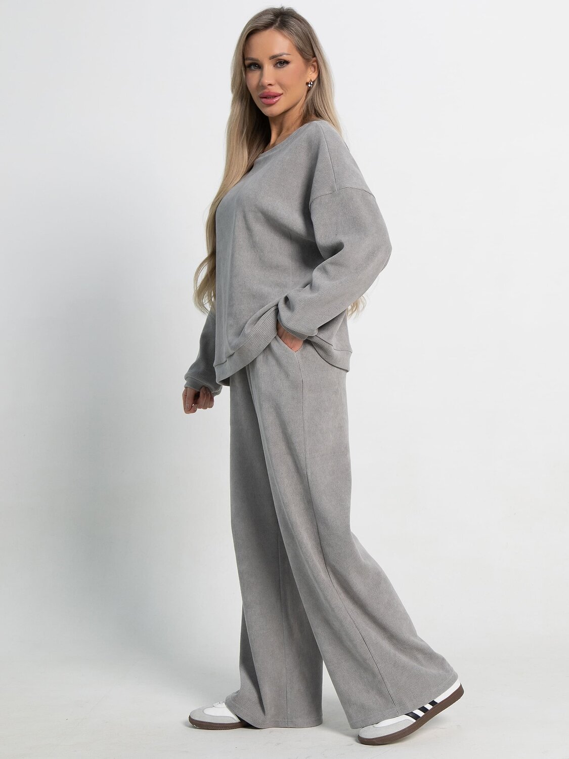 LT Collection Костюм 583556 К15148-5М серый