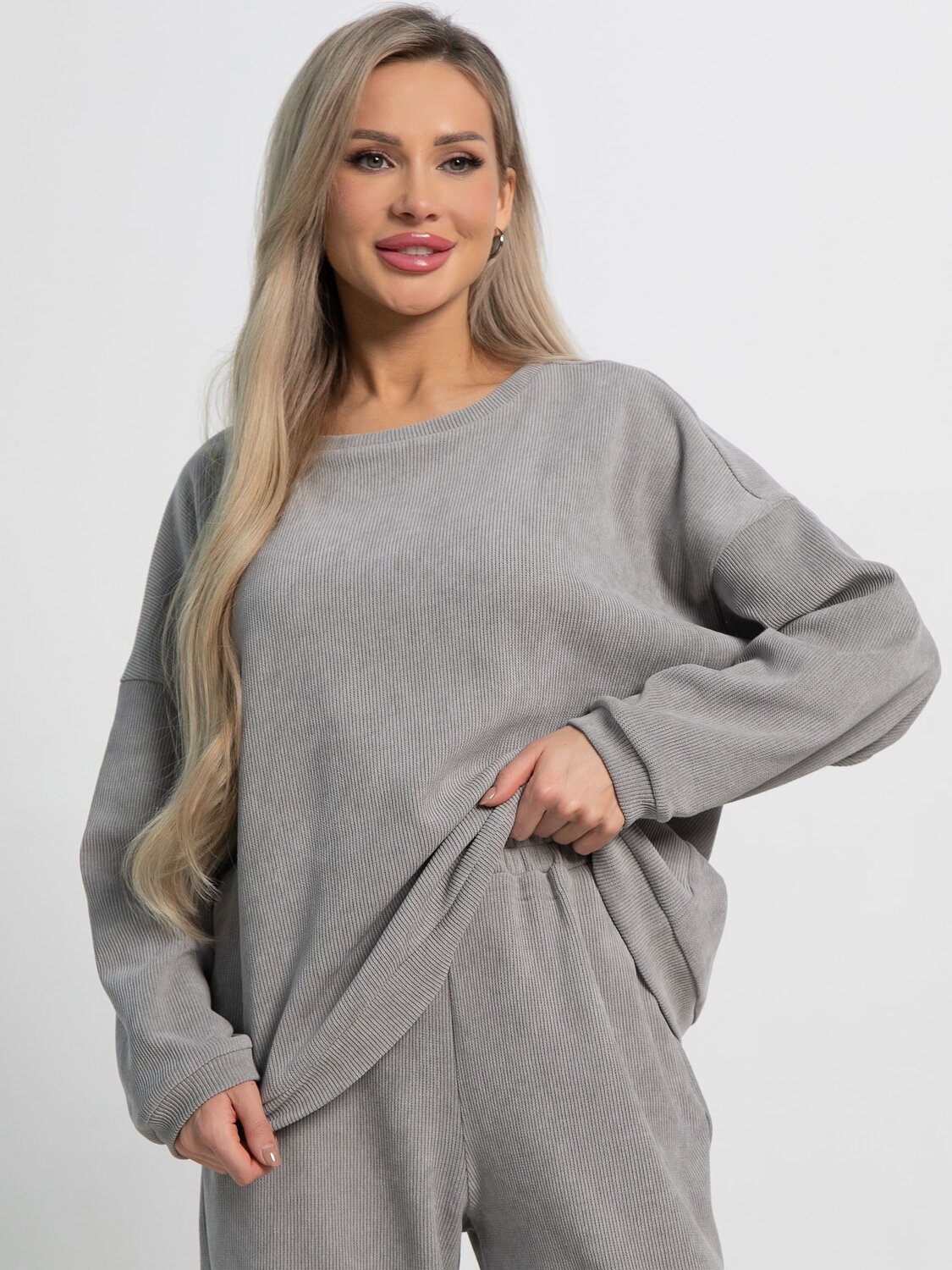 LT Collection Костюм 583556 К15148-5М серый