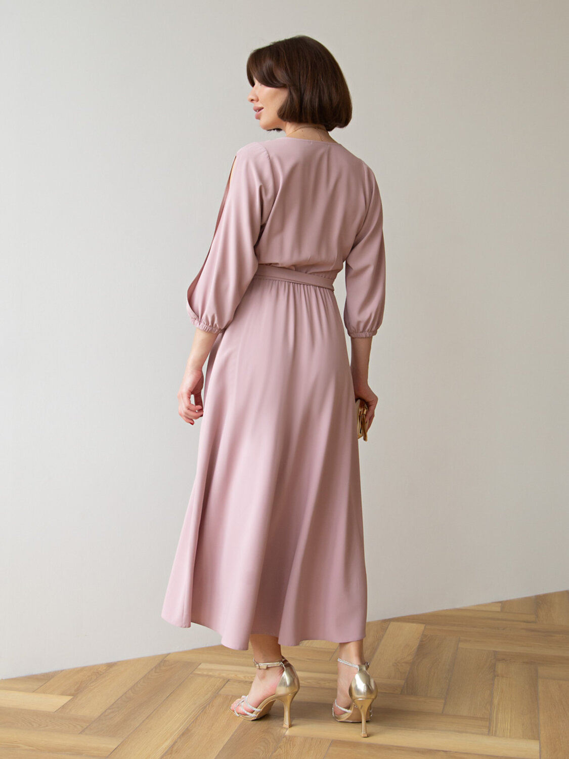 LT Collection Платье 583559 П15165-1М розовый