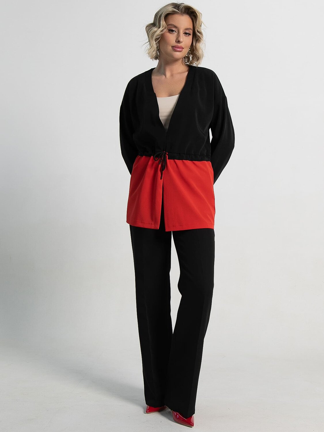 LT Collection Жакет 583560 Б15164-13М красный/черный