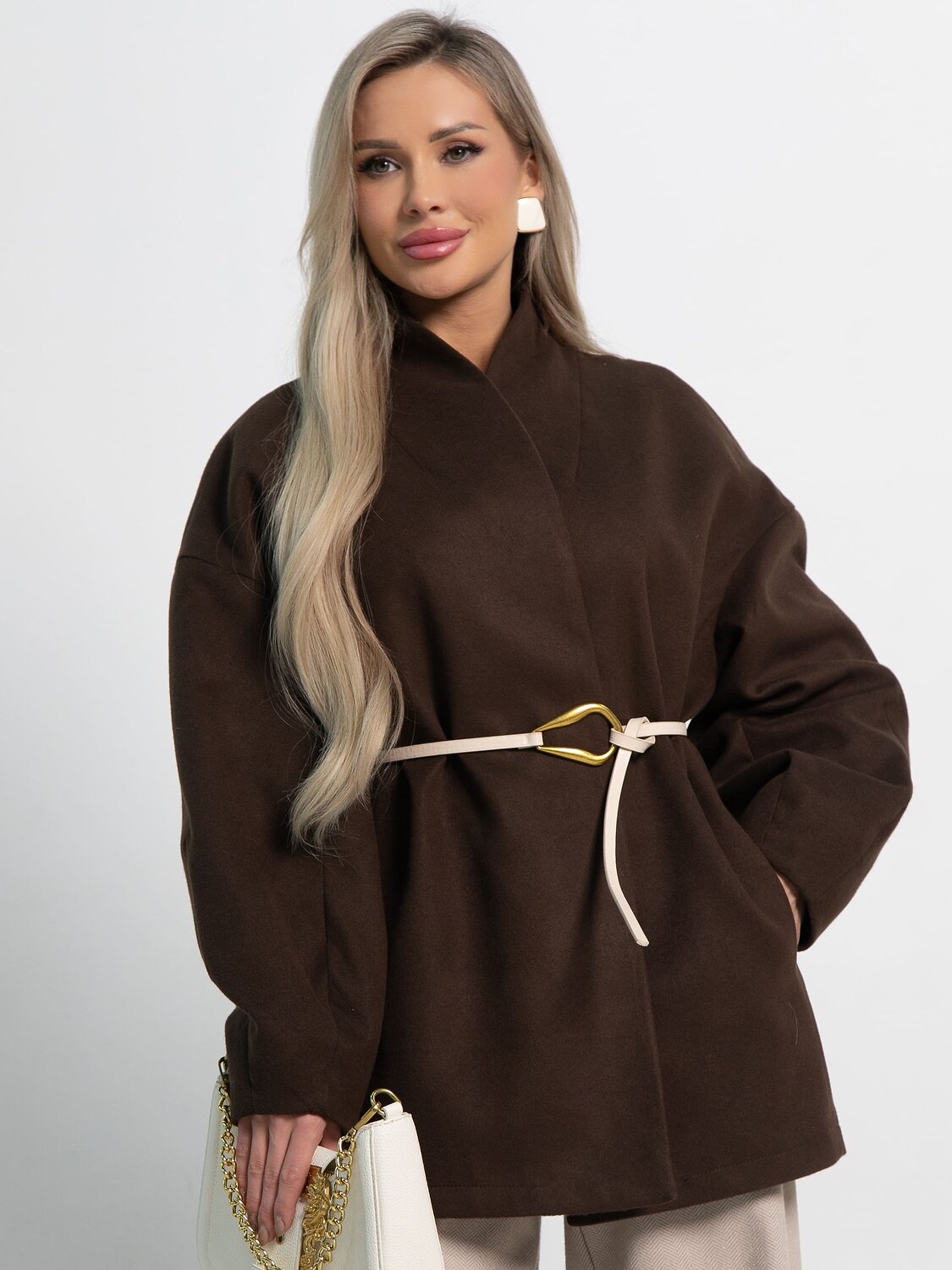 LT Collection Пальто 583563 Б15185-5М коричневый