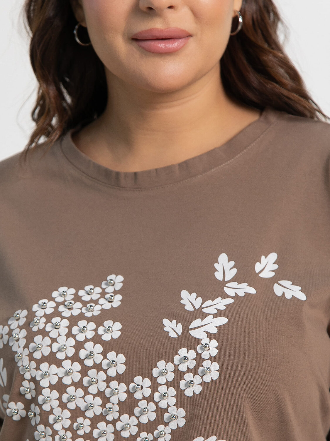 LT Collection Блуза 583565 Б15198-24М коричневый