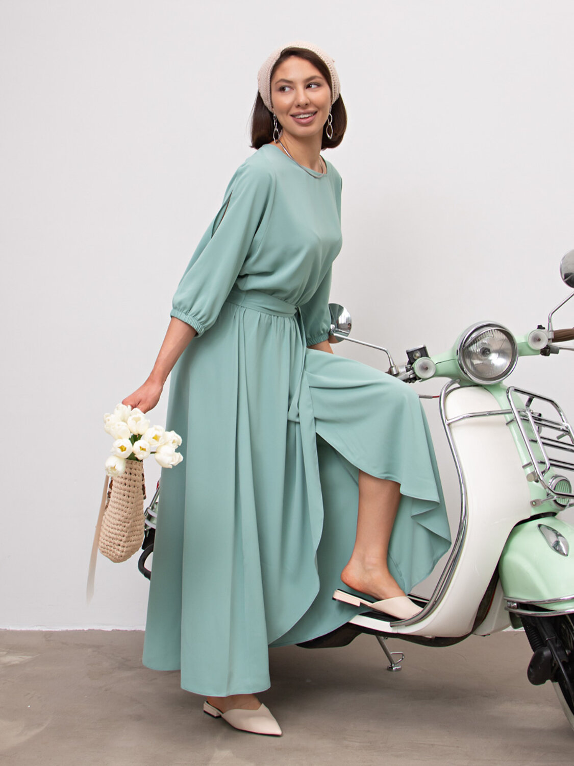 LT Collection Платье 583567 П15200-1М мятный