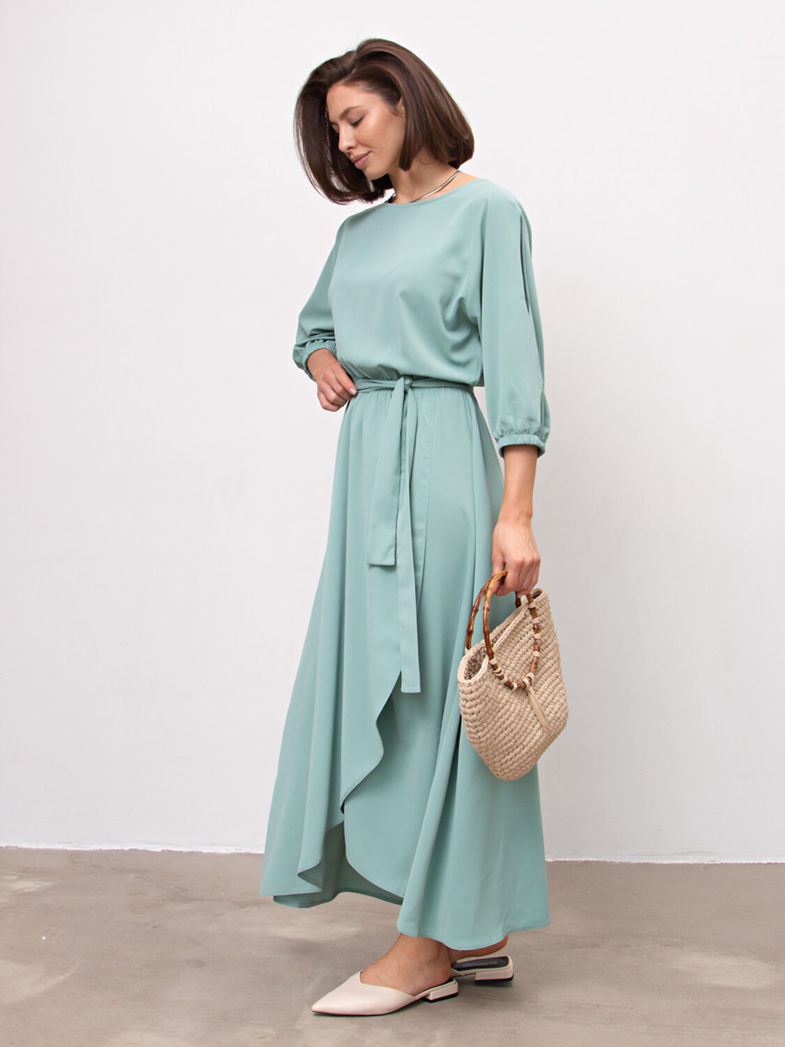 LT Collection Платье 583567 П15200-1М мятный