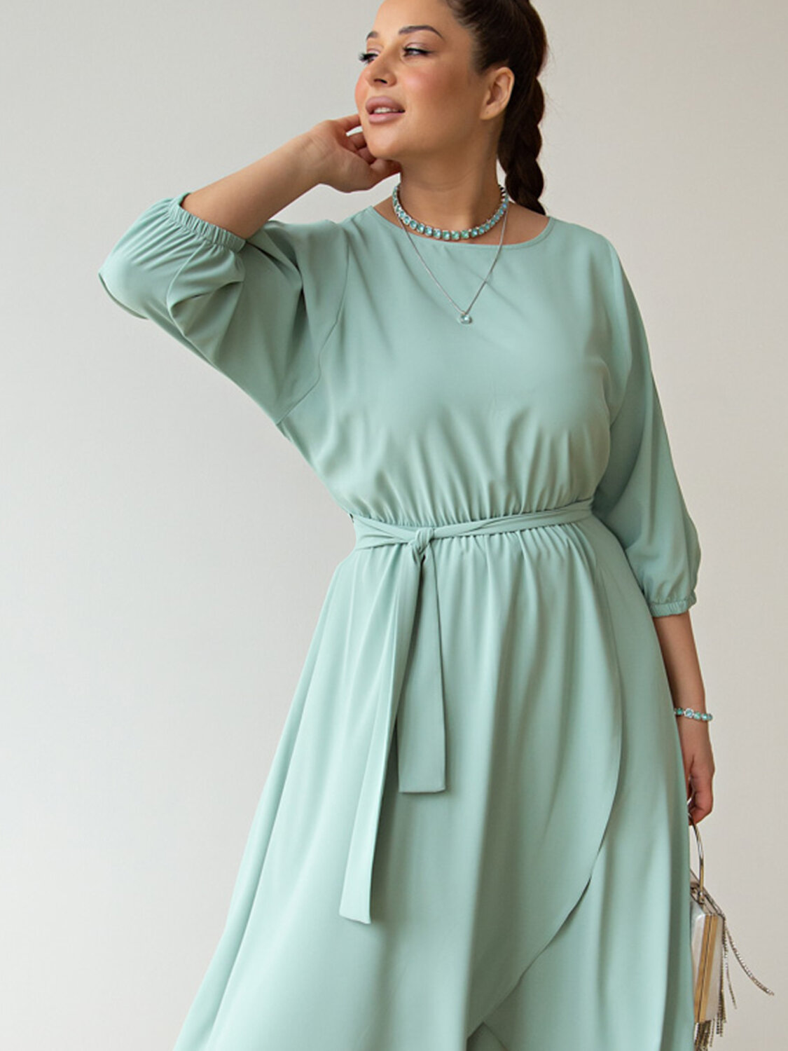 LT Collection Платье 583567 П15200-1М мятный