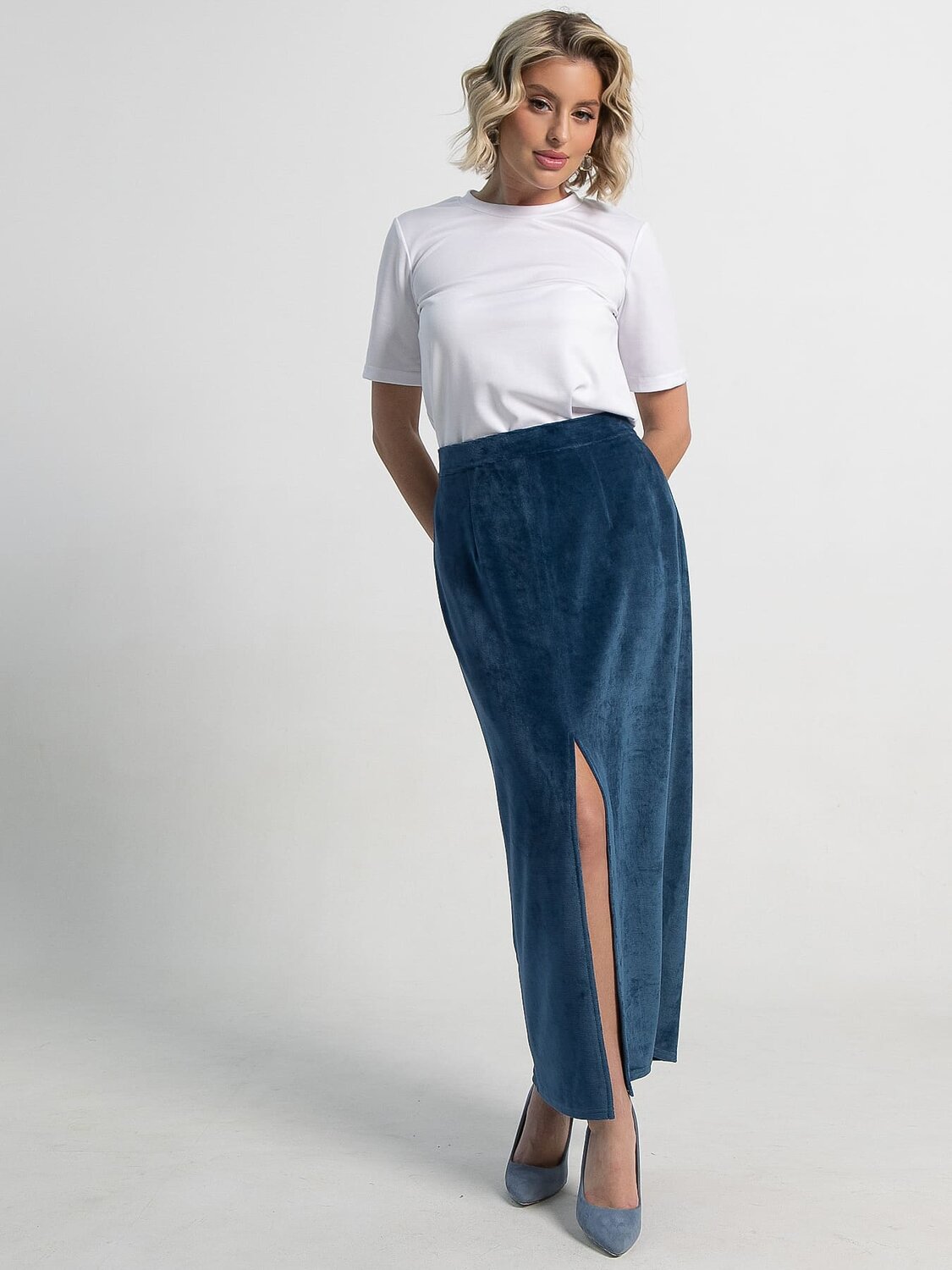 LT Collection Юбка 583569 Ю15195-18М синий