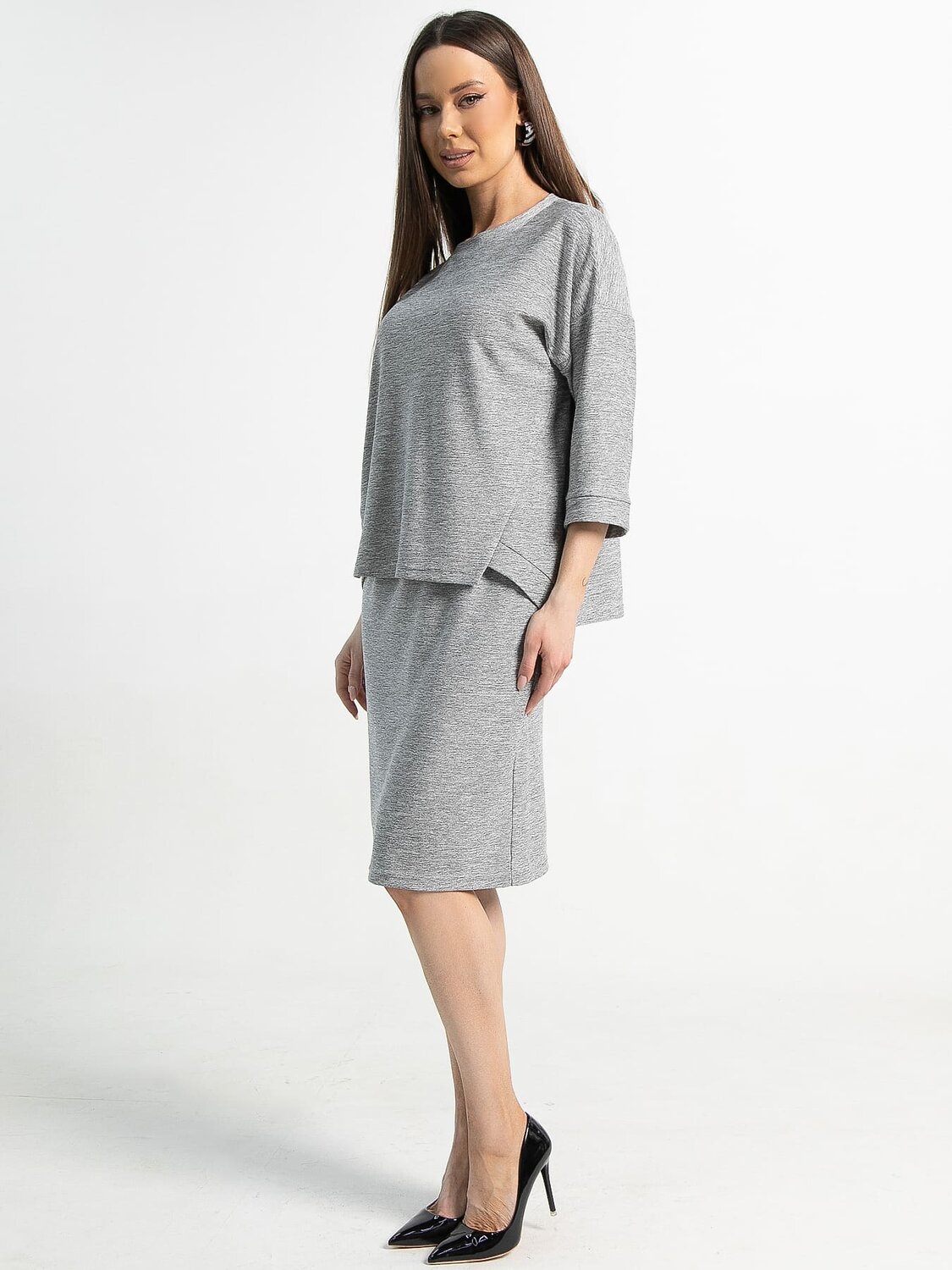 LT Collection Костюм 583570 К15190-30М серый