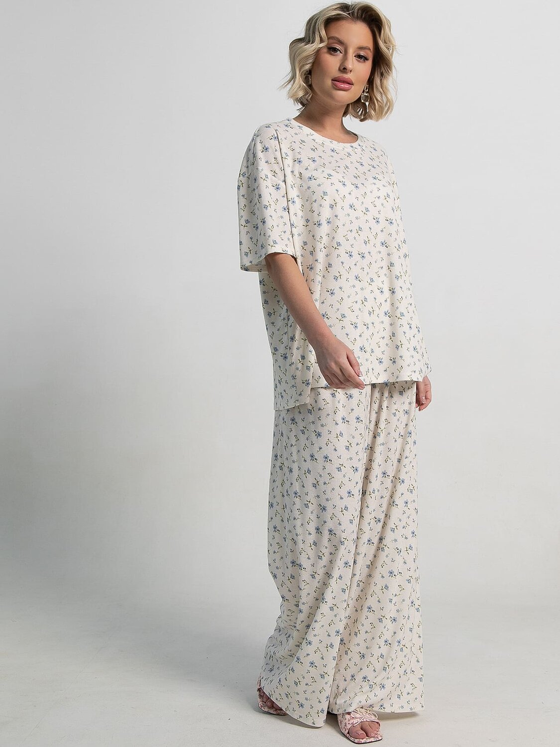 LT Collection Костюм 583572 К15210-1М молочный