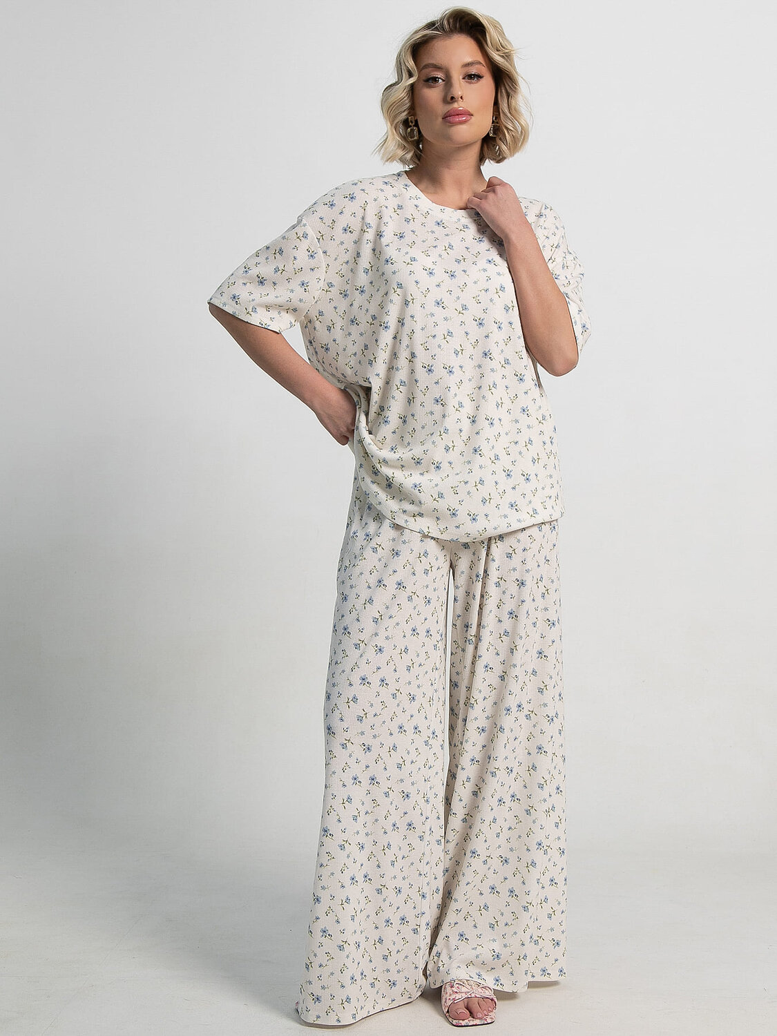 LT Collection Костюм 583572 К15210-1М молочный