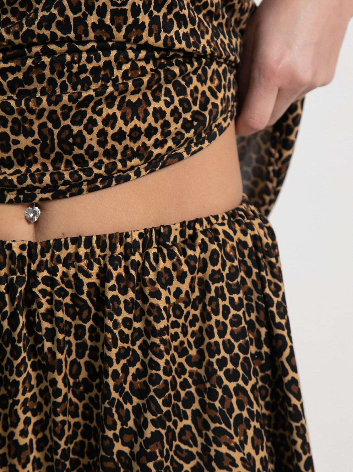 LT Collection Костюм 583575 К15223-1М коричневый/леопард