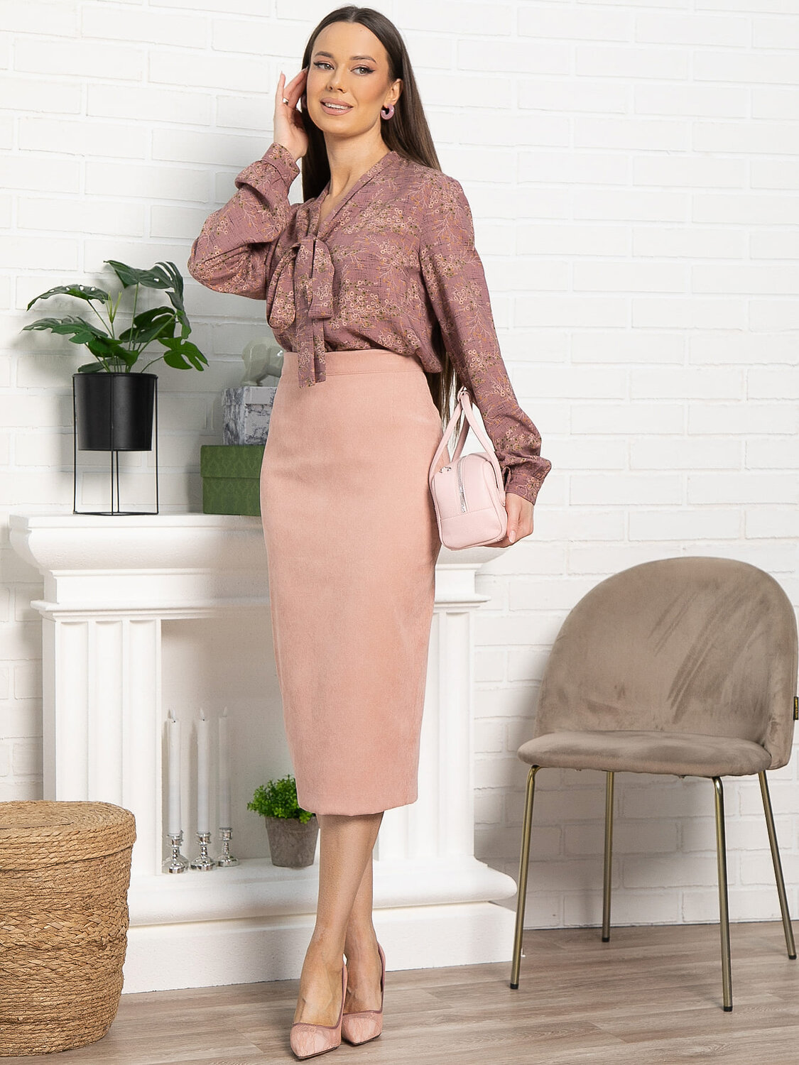 LT Collection Юбка 583579 Ю15206-10М персиковый