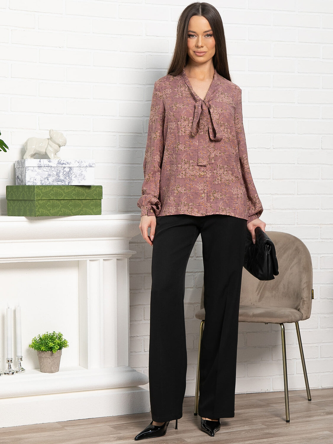 LT Collection Рубашка 583587 Б15245-10М розовый