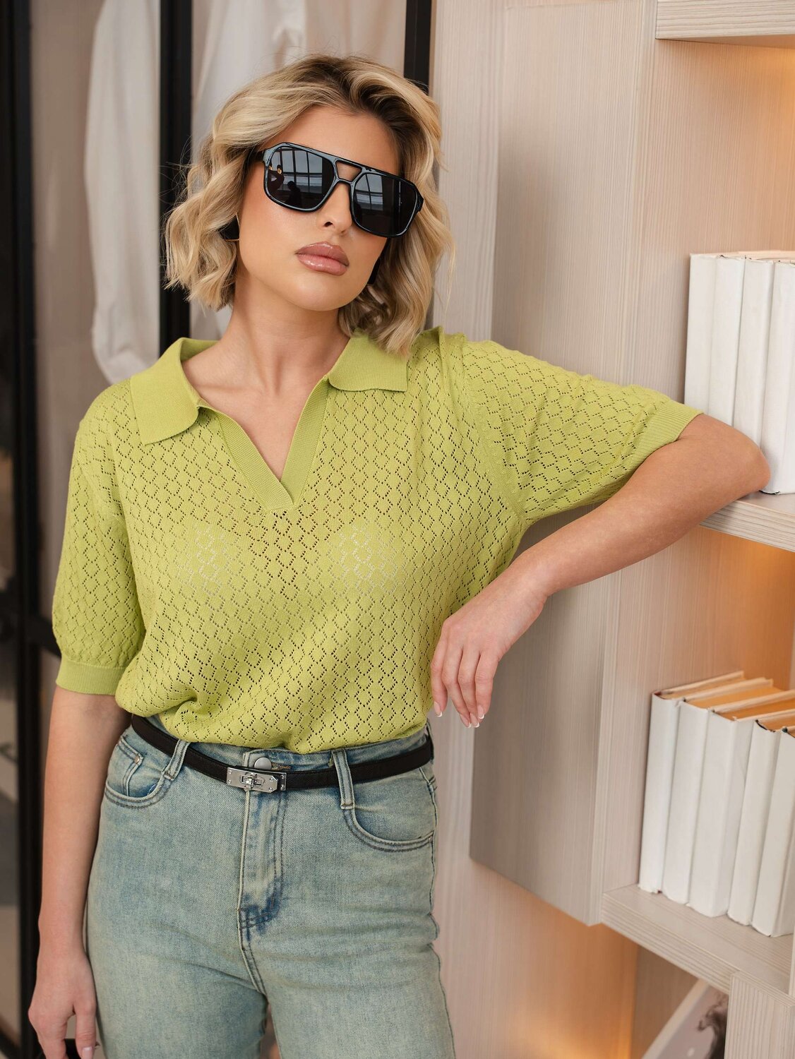 LT Collection Поло 583590 Б15273-7М зеленый