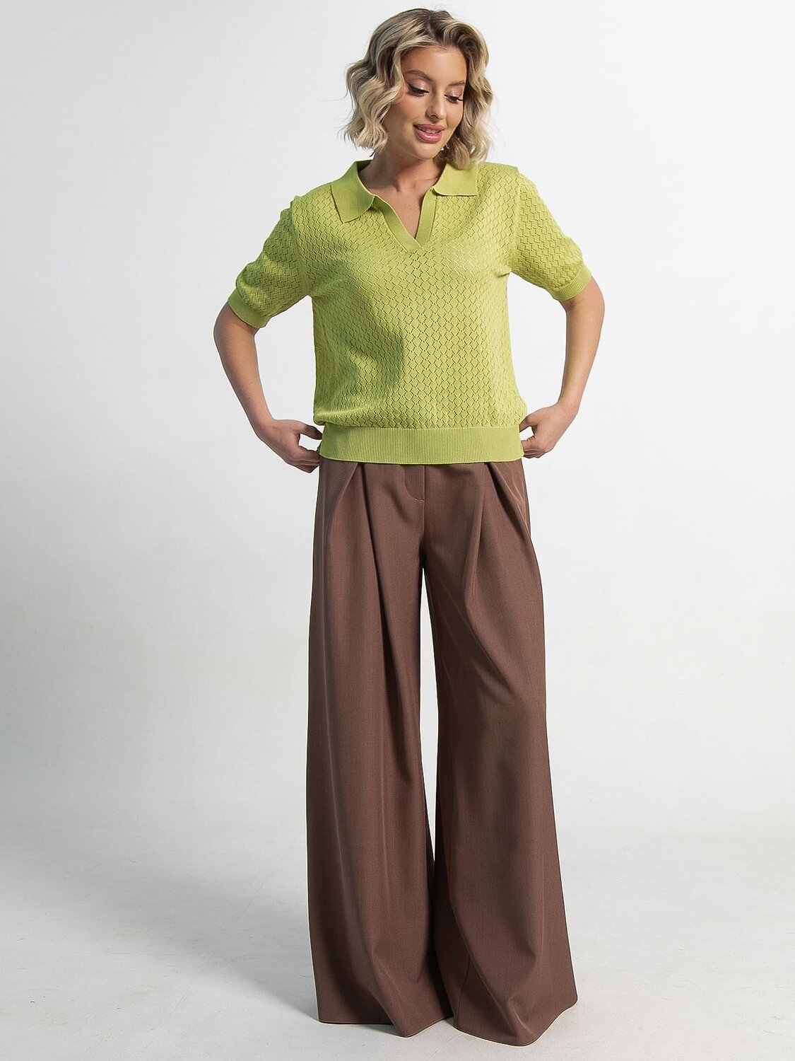 LT Collection Поло 583590 Б15273-7М зеленый