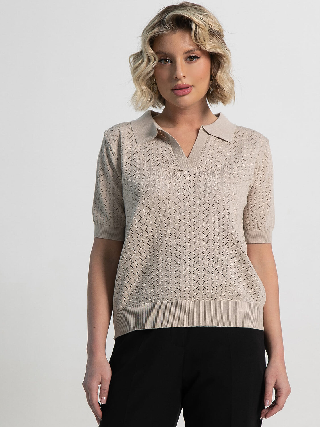 LT Collection Поло 583592 Б15276-7М бежевый