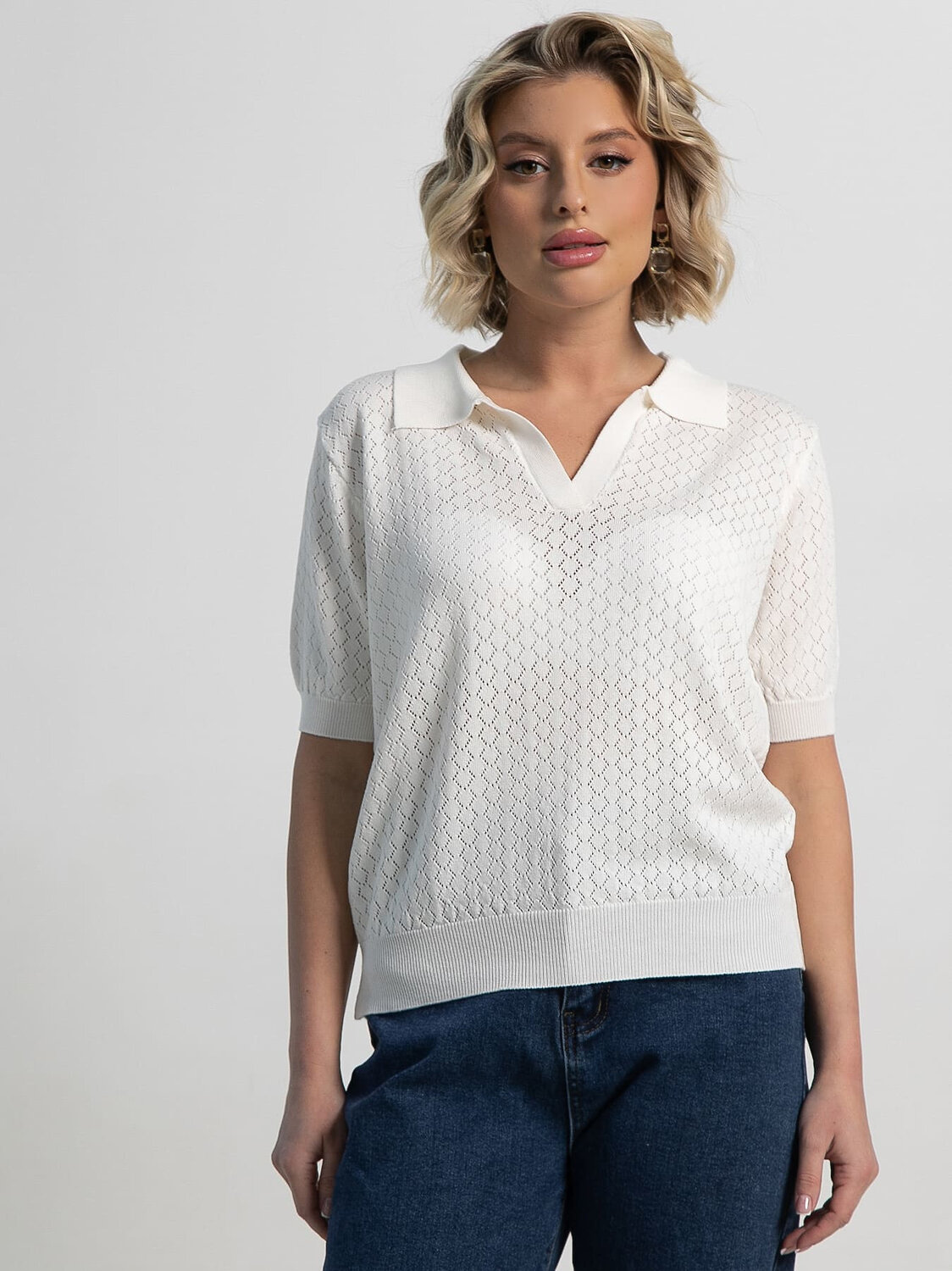 LT Collection Поло 583595 Б15274-7М белый