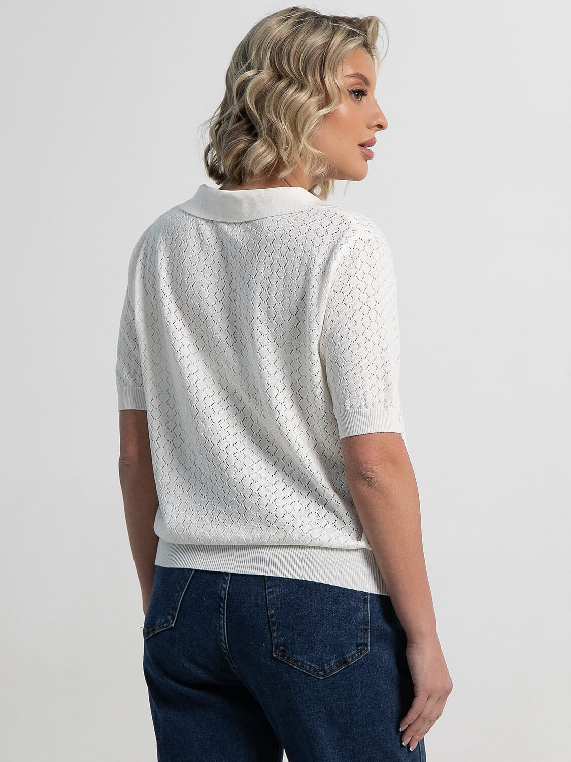 LT Collection Поло 583595 Б15274-7М белый