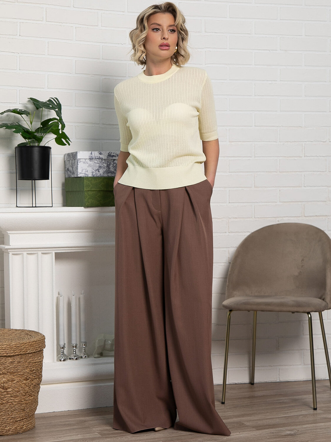 LT Collection Футболка 583596 Б15282-7М желтый