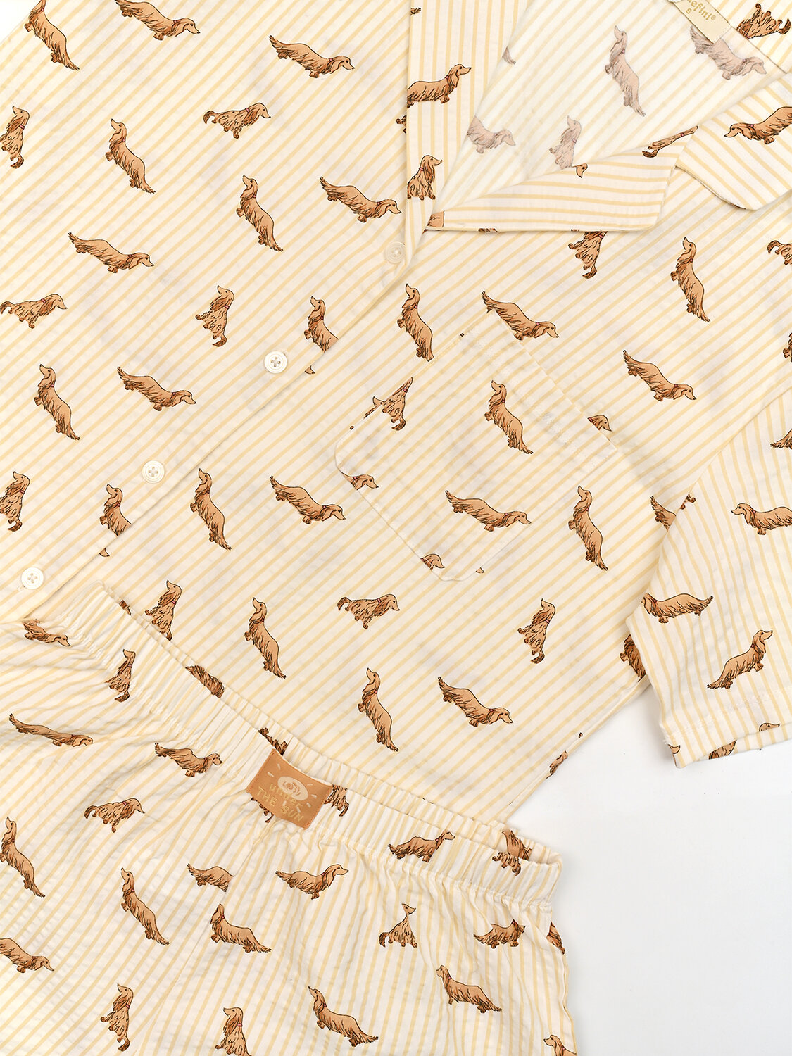 INDEFINI Пижама 583607 5246TBD Молочный