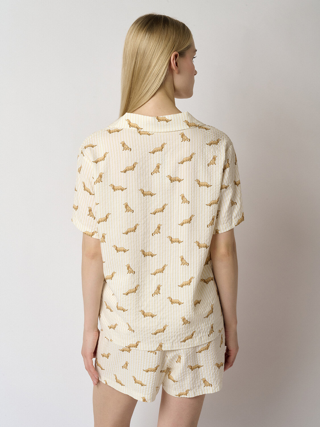 INDEFINI Пижама 583607 5246TBD Молочный