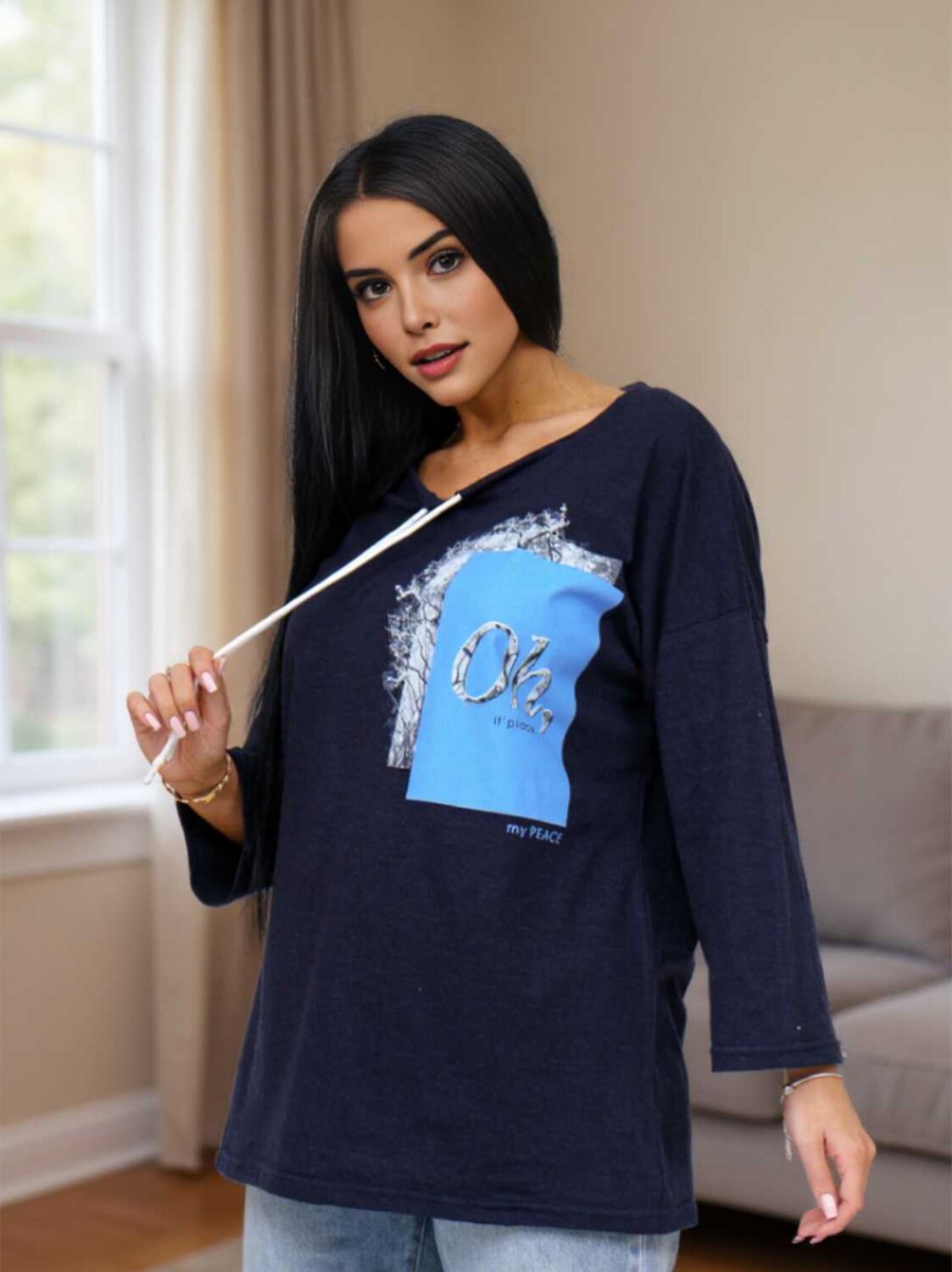 Текс-плюс Туника 583718 НФ-00224473 Темно-синий