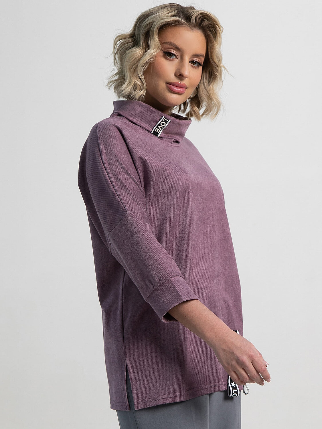 LT Collection Джемпер 583732 Б15141-4М лиловый